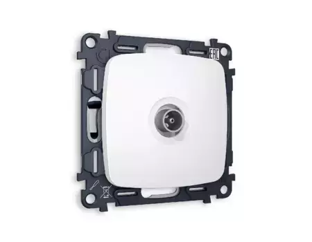 Комплект механизма TV розетки проходной 5-1000 MHz 4dB Ambrella Volt Omega MO133030