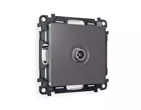 Комплект механизма TV розетки проходной 5-1000 MHz 4dB Ambrella Volt Alfa MA663030