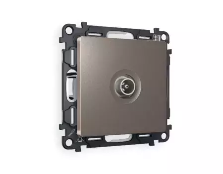 Комплект механизма TV розетки проходной 5-1000 MHz 4dB Ambrella Volt Alfa MA643030