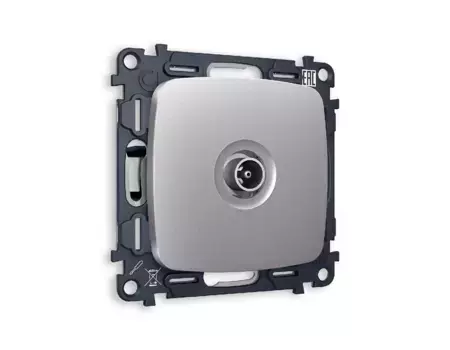 Комплект механизма TV розетки проходной 5-1000 MHz 4dB Ambrella Volt Omega MO513030