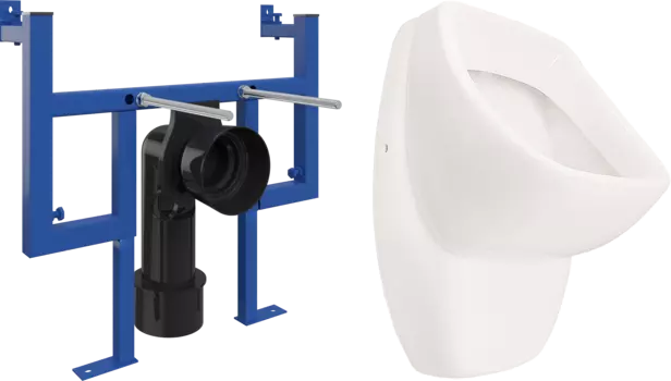 Комплект Система инсталляции для писсуаров 540200 + Писсуар 1.WH30.1.774