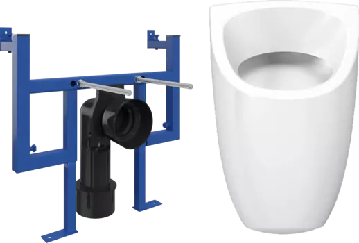 Комплект Система инсталляции для писсуаров 540200 + Писсуар A059001H