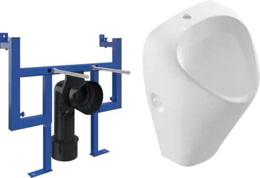 Комплект Система инсталляции для писсуаров 540200 + Писсуар LNGSLUR01