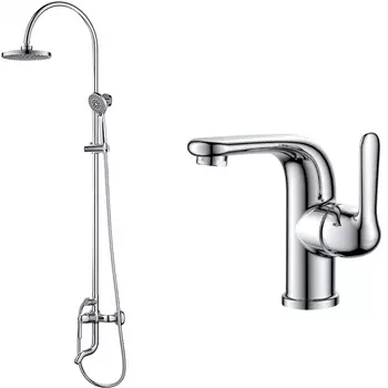 Комплект смесителей D&K DA1343701С11,DA1342101 хром