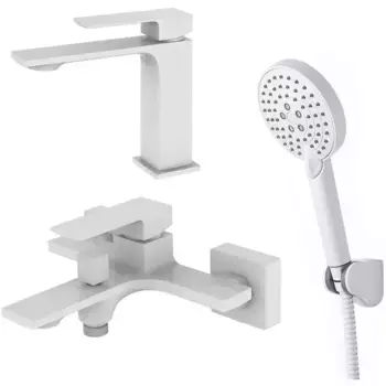 Душевой комплект Orange Lutz Lutz M04-311w белый