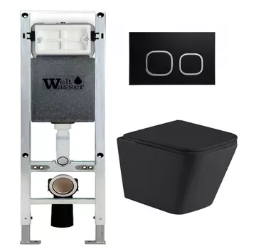 Комплект Weltwasser AMBERG 350 ST + GELBACH 004 MT-BL + AMBERG RD-BL (10000006514)