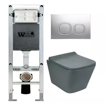 Комплект Weltwasser AMBERG 350 ST + GELBACH 004 MT-GR + AMBERG RD-CR (10000006519)