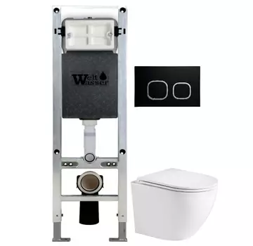 Комплект Weltwasser AMBERG 350 ST + MERZBACH 004 GL-WT + AMBERG RD-BL (10000006542)