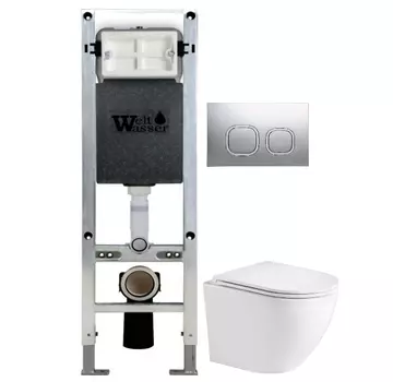 Комплект Weltwasser AMBERG 350 ST + MERZBACH 004 GL-WT + AMBERG RD-MT CR (10000006544)