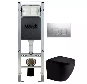 Комплект Weltwasser AMBERG 350 ST + MERZBACH 004 MT-BL + AMBERG RD-CR (10000006547)