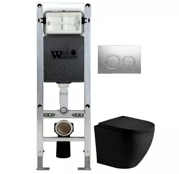 Комплект Weltwasser AMBERG 350 ST + MERZBACH 004 MT-BL + AMBERG RD-MT CR (10000006548)