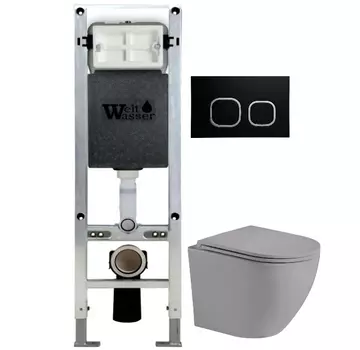 Комплект Weltwasser AMBERG 350 ST + MERZBACH 004 MT-GR + AMBERG RD-BL (10000006555)