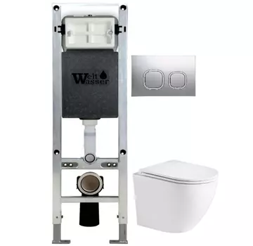 Комплект Weltwasser AMBERG 350 ST + MERZBACH 004 MT-WT + AMBERG RD-MT CR (10000006561)