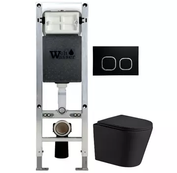 Комплект Weltwasser AMBERG 350 ST + SALZBACH 004 MT-BL + AMBERG RD-BL (10000006579)