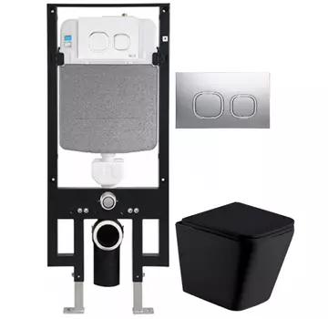 Комплект Weltwasser AMBERG 497 + GELBACH 004 MT-BL + AMBERG RD-CR (10000006604)