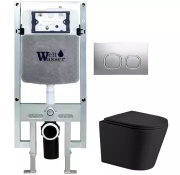 Комплект Weltwasser AMBERG 497 ST + SALZBACH 004 MT-BL + AMBERG RD-MT CR (10000006757)