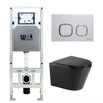 Комплект Weltwasser AMBERG 506 ST + SALZBACH 041 MT-BL + AMBERG RD-WT (10000011066)