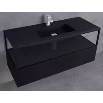 Консоль Cezares Cadro 120х30 черная