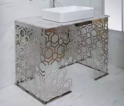 Консоль под раковину Armadi Art Aura 110 хром