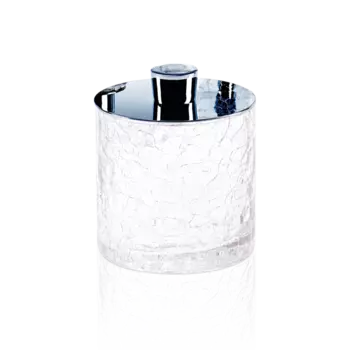 Контейнер с крышкой Decor Walther Crack хром