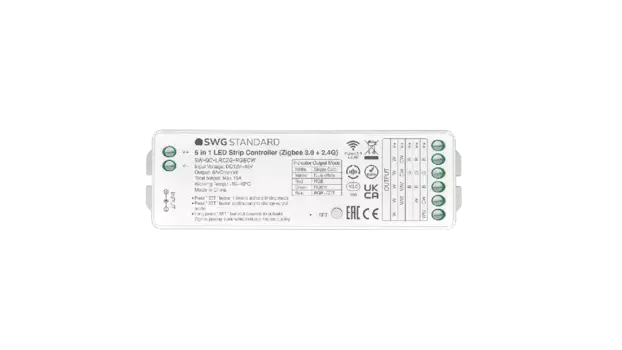 Контроллер для ленты SWG Standard SW-QC-LRCZG-RGBCW 00-00035928