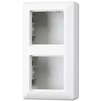 Коробка двухместная Jung AS582AWW