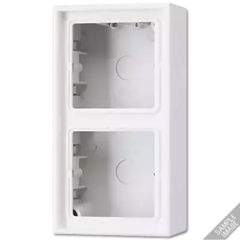 Коробка двухместная Jung LS582ASW