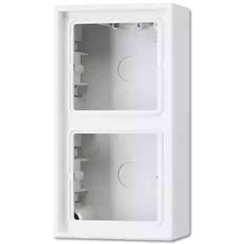 Коробка двухместная Jung LS582AWW