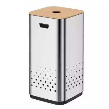 Корзина для белья Weltwasser WW LETY MT 35L матовая сталь (10000003988)