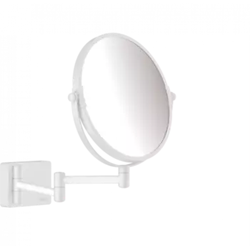 Косметическое зеркало Hansgrohe AddStoris белый матовый