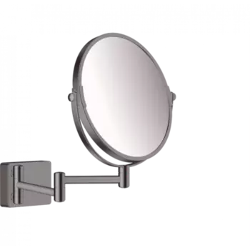 Косметическое зеркало Hansgrohe AddStoris шлифованный черный хром