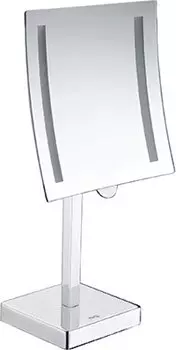 Косметическое зеркало Wasserkraft K-1007 с подсветкой, поворотное, хром