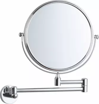 Косметическое зеркало Wonzon & Woghand WW-8158 без подсветки, телескопическое, поворотное хром