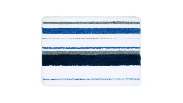 Коврик для ванной комнаты Fixsen Dony 65х45 синий-белый