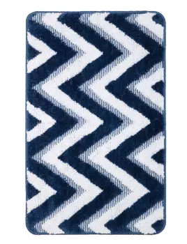 Коврик для ванной комнаты Fixsen River 80х50 темно-синий