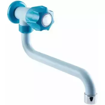 Кран для одного типа воды РМС голубой