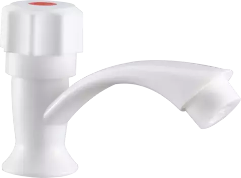 Кран для одной воды РМС белый матовый