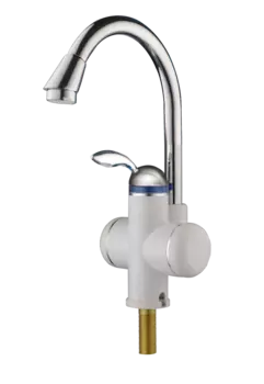 Кран-водонагреватель РМС проточного типа для кухонной мойки белый