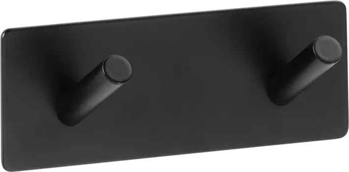 Крючок Bemeta Easy 163106270 двойной, черный матовый