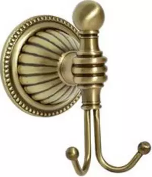 Крючок двойной Boheme Hermitage бронза