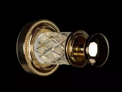 Крючок Boheme Murano Cristal золотой глянцевый