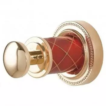 Крючок Boheme Murano золото с красным