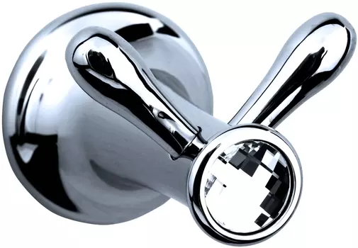 Крючок двойной Boheme Puro хром с кристаллами Swarovski