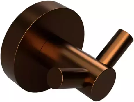 Крючок двойной Bemeta Amber медное золото матовый