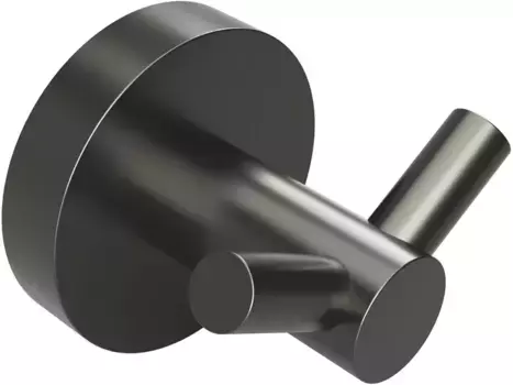 Крючок двойной Bemeta Graphit темный хром матовый