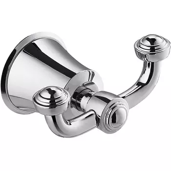 Крючок двойной Cezares Liberty хром