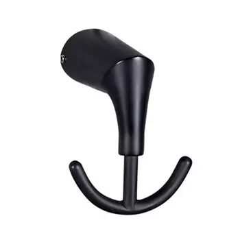 Крючок двойной Fashun черный матовый