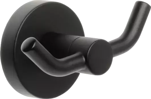 Крючок двойной Fixsen Comfort Black черный матовый