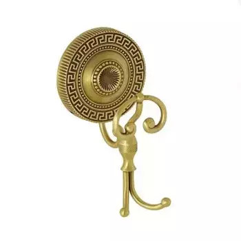 Крючок двойной Migliore Monte Carlo бронзовый