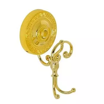 Крючок двойной Migliore Monte Carlo золотой